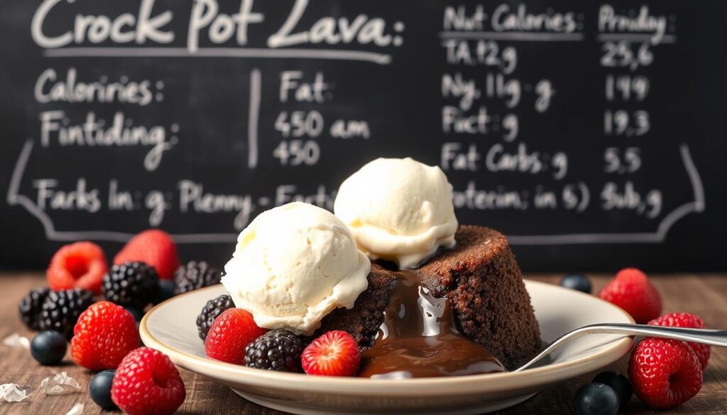 Crockpot Lava Cake Nutritional Information