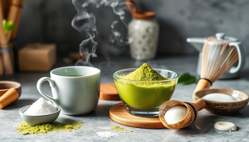 Matcha Dipping Solution Preparation