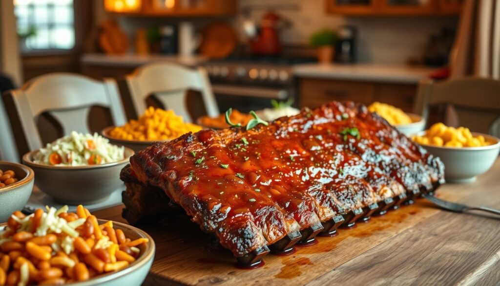 Oven Baked Beef Ribs Family Meal