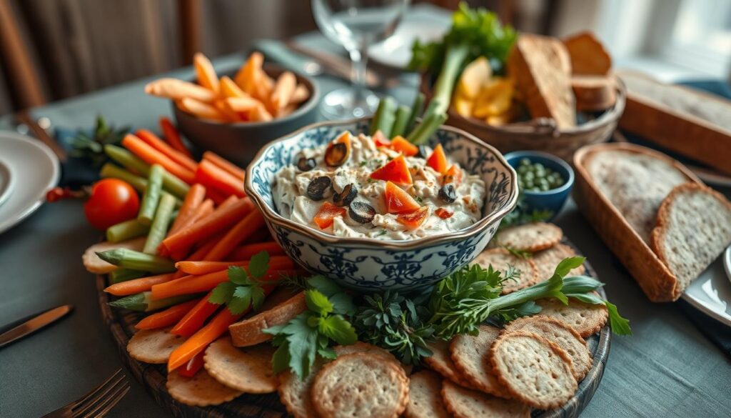 Smoked Fish Dip Party Presentation