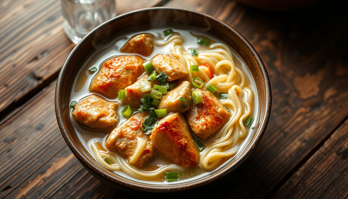 chicken and egg noodles