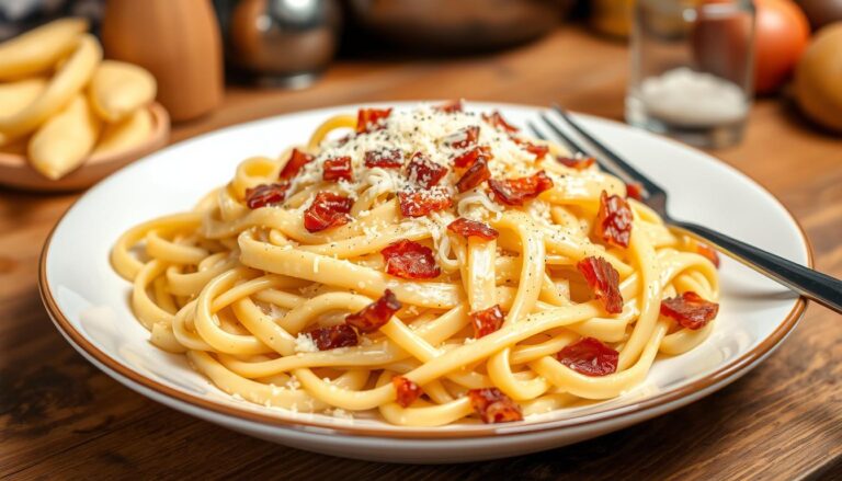 chicken with carbonara